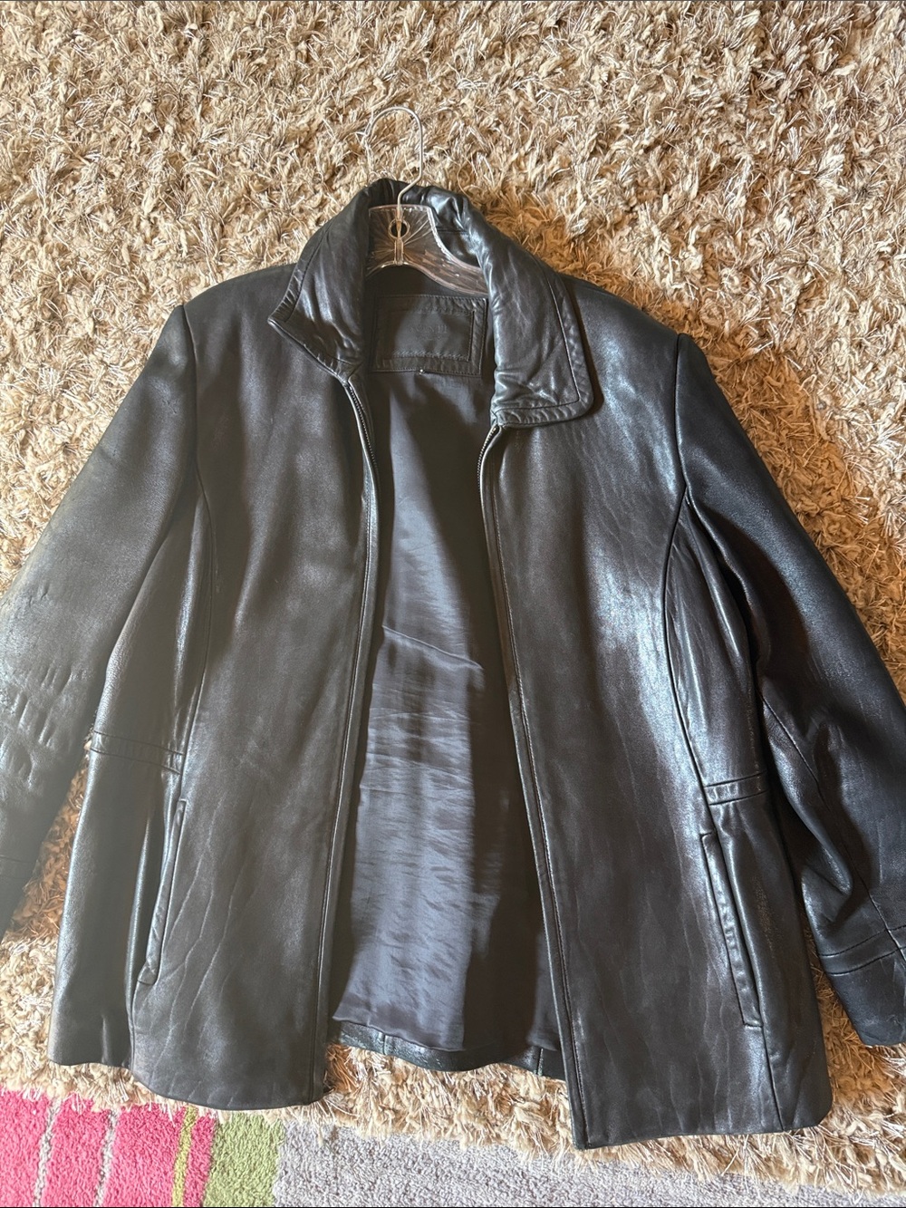 Avanti Black Leather women’s Jacket - Classic Zip Front